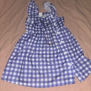 Gingham Button-Down Sundress